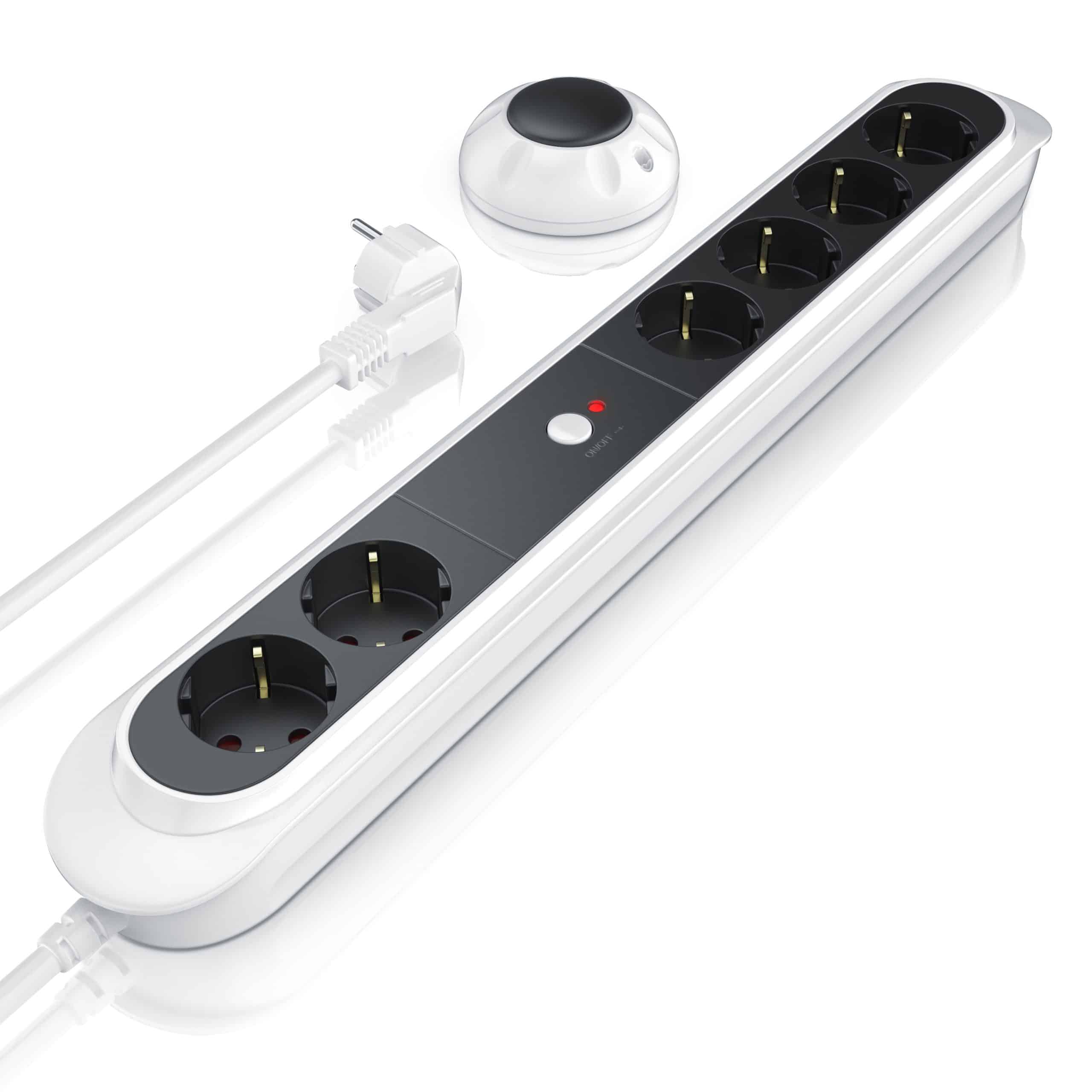 BEARWARE Steckdosenleiste Mehrfachsteckdose Steckerleiste 3680W