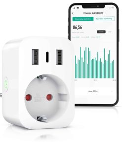 BEARWARE WLAN-Steckdose mit USB