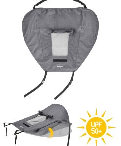 BON&BENE BON&BENE Sonnensegel für Kinderwägen    Universal-Sonnenschutz mit UV-Schutz 50   Mit Sichtfenster & breiten Schattenflügeln