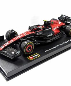 Bburago 18-38086 - Modellauto - F1 Alfa Romeo C43 #24 Zhou (mit Helm