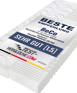 BeCoKomfortschaummatratze Double Deluxe 2090 x 190 cm