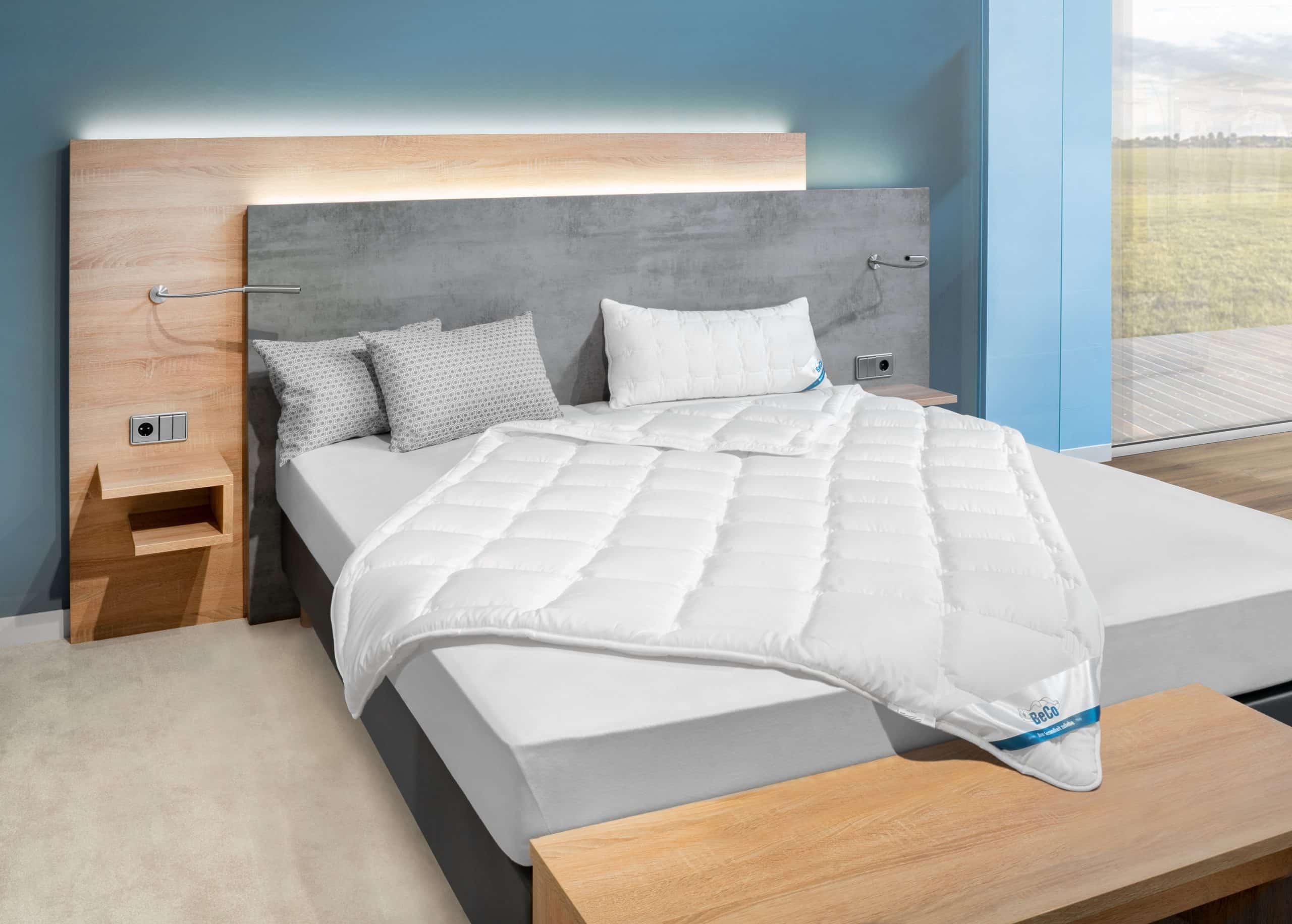 BeCoKunstfaserbettdecke Double Deluxe155 x 220 cmwarm