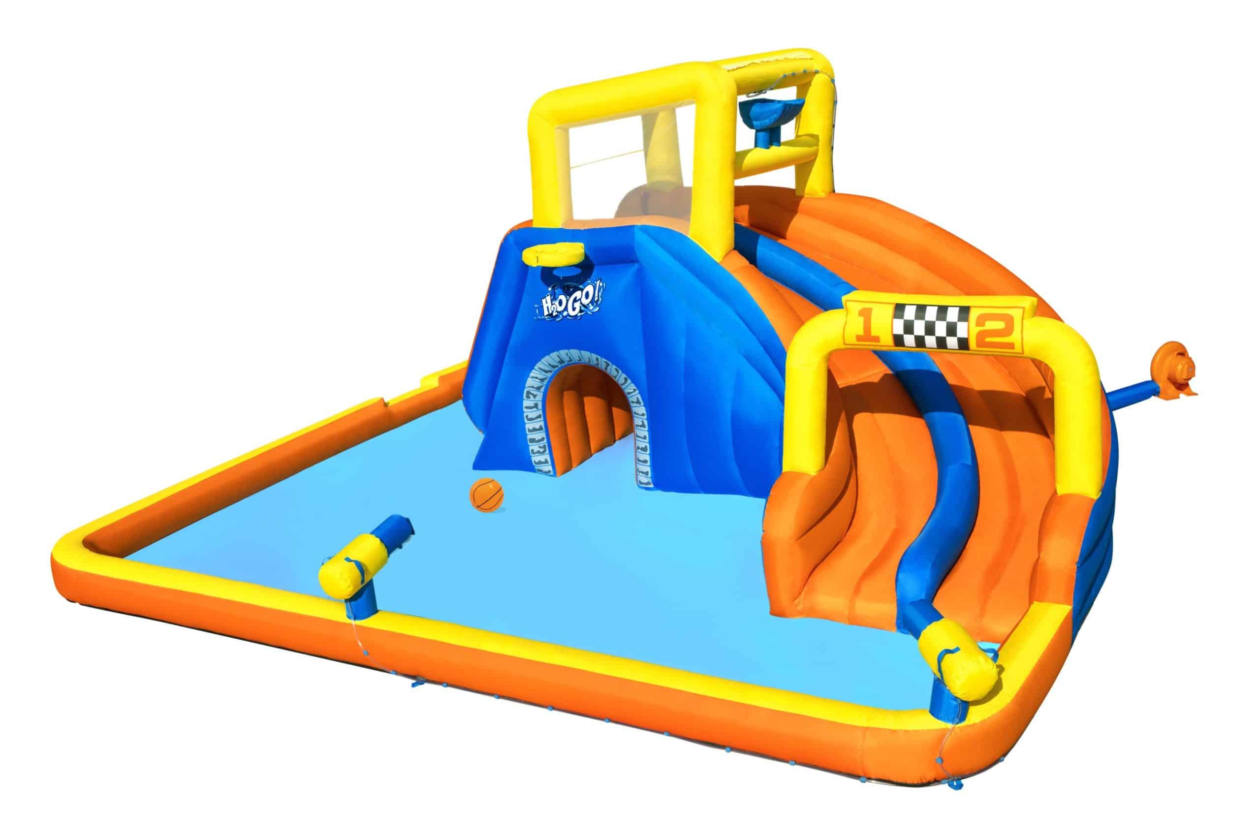 Bestway® H2OGO!® Mega-Wasserpark Splash Course™ mit Dauergebläse 710 x 310 x 265 cm