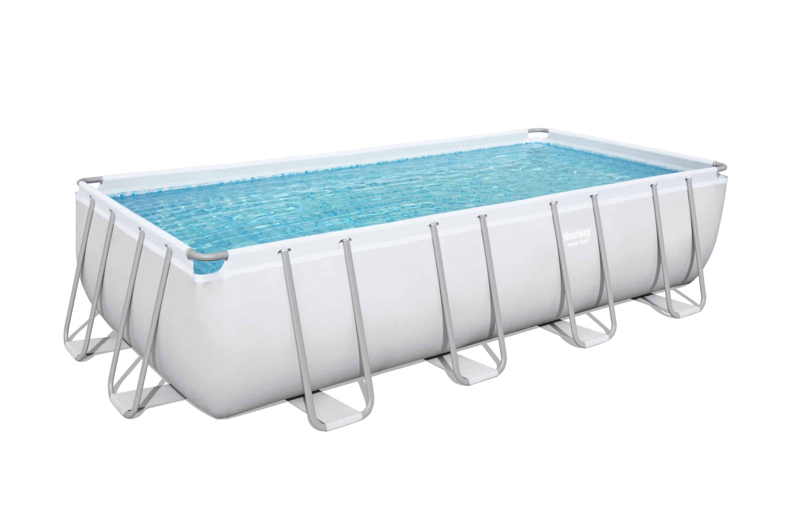 Bestway® Power Steel™ Frame Pool Komplett-Set mit Filterpumpe 549 x 274 x 122 cm