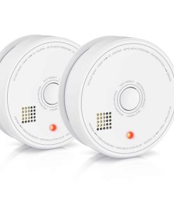 Brandson 2x Rauchmelder (Wechselbare Batterie