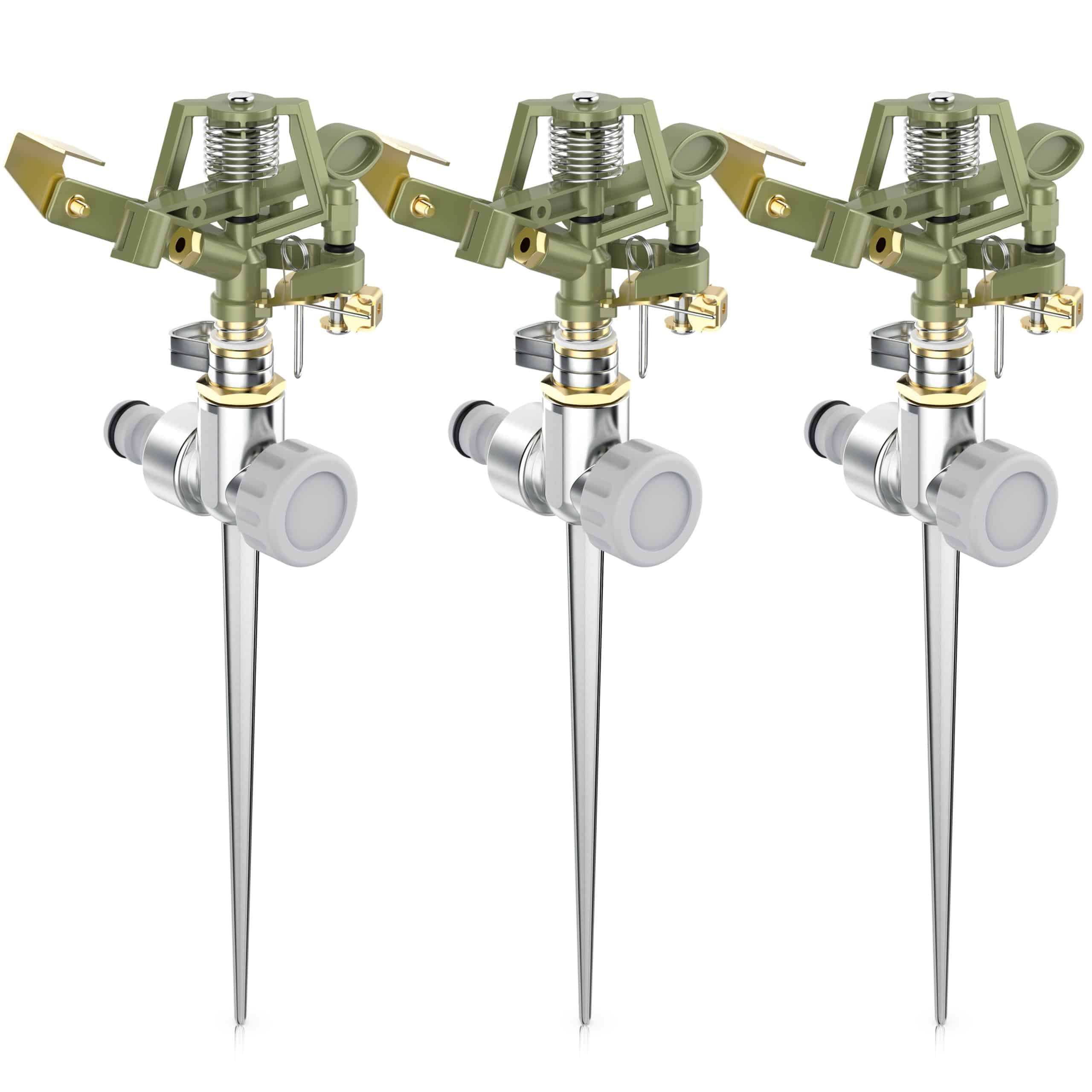 Brandson 3x Kreisregner Intervall-Sprinkler