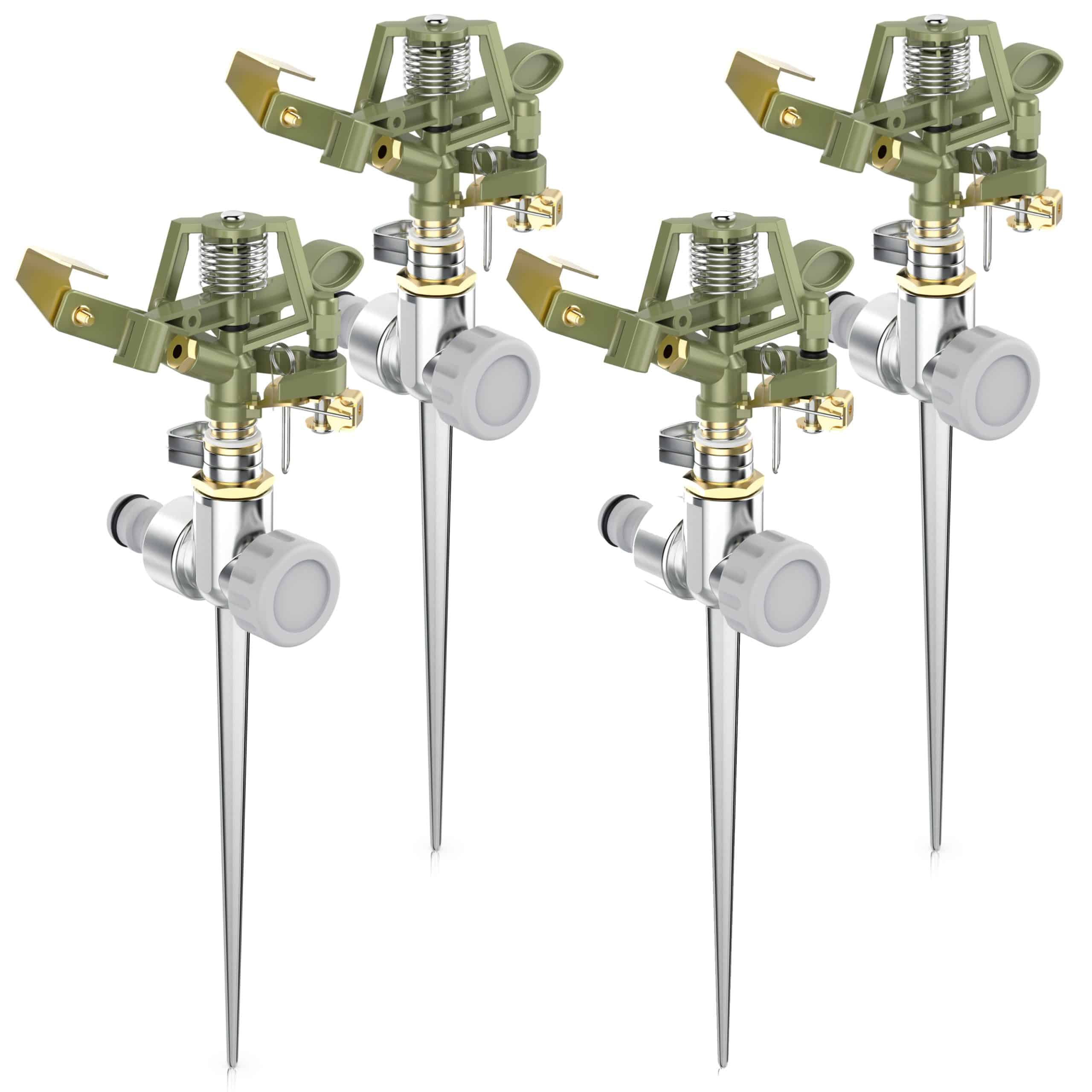 Brandson 4x Kreisregner Intervall-Sprinkler