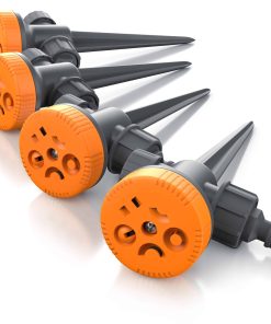 Brandson 4x Rasensprenger 5 Fach Rasensprinkler