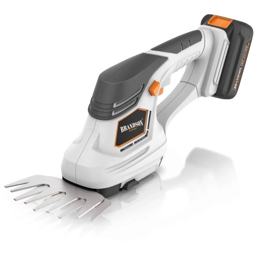 Brandson Akku-Grasschere 2in1 mit Grasmesser und Strauchmesser