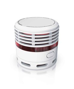 Brandson Rauchmelder Mini - 10 Jahre Batterie - Lithium Ionen Batterie 1500 mAh - Lautstärke 85 db - LED Indikator - Prüftaste