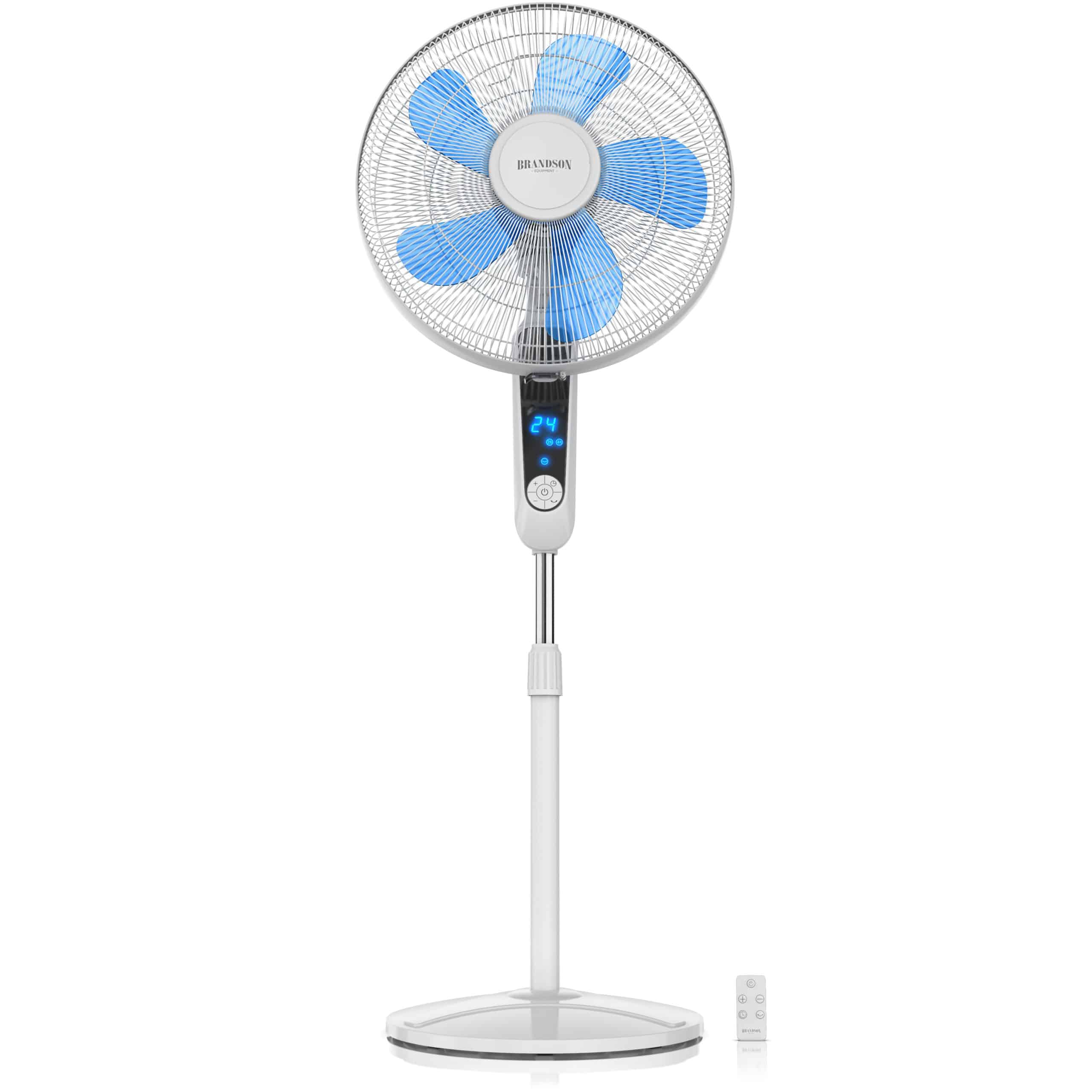 Brandson Standventilator DC Motor mit Fernbedienung + LED Display