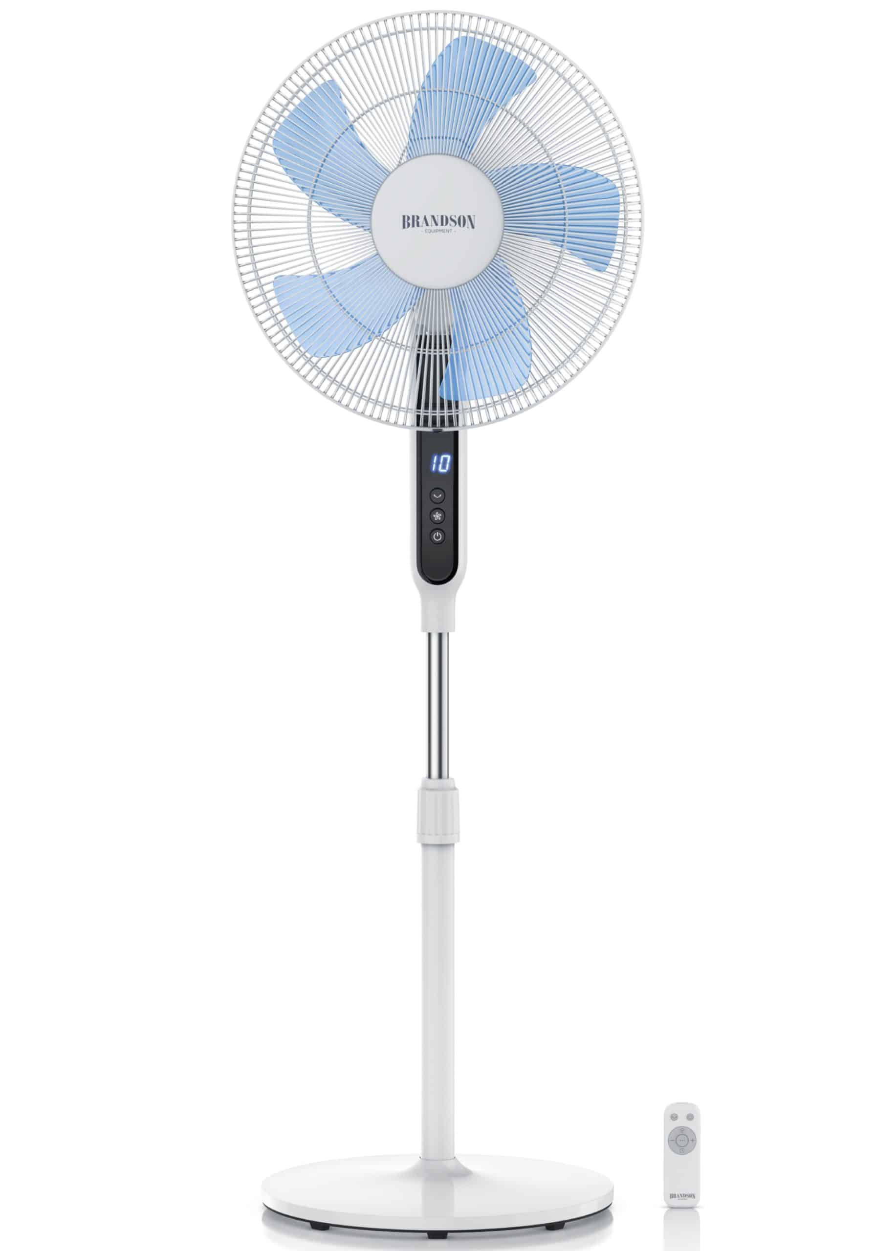 Brandson Standventilator Ventilator mit DC Motor & Fernbedienung