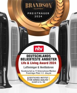 Brandson Turmventilator mit Timer