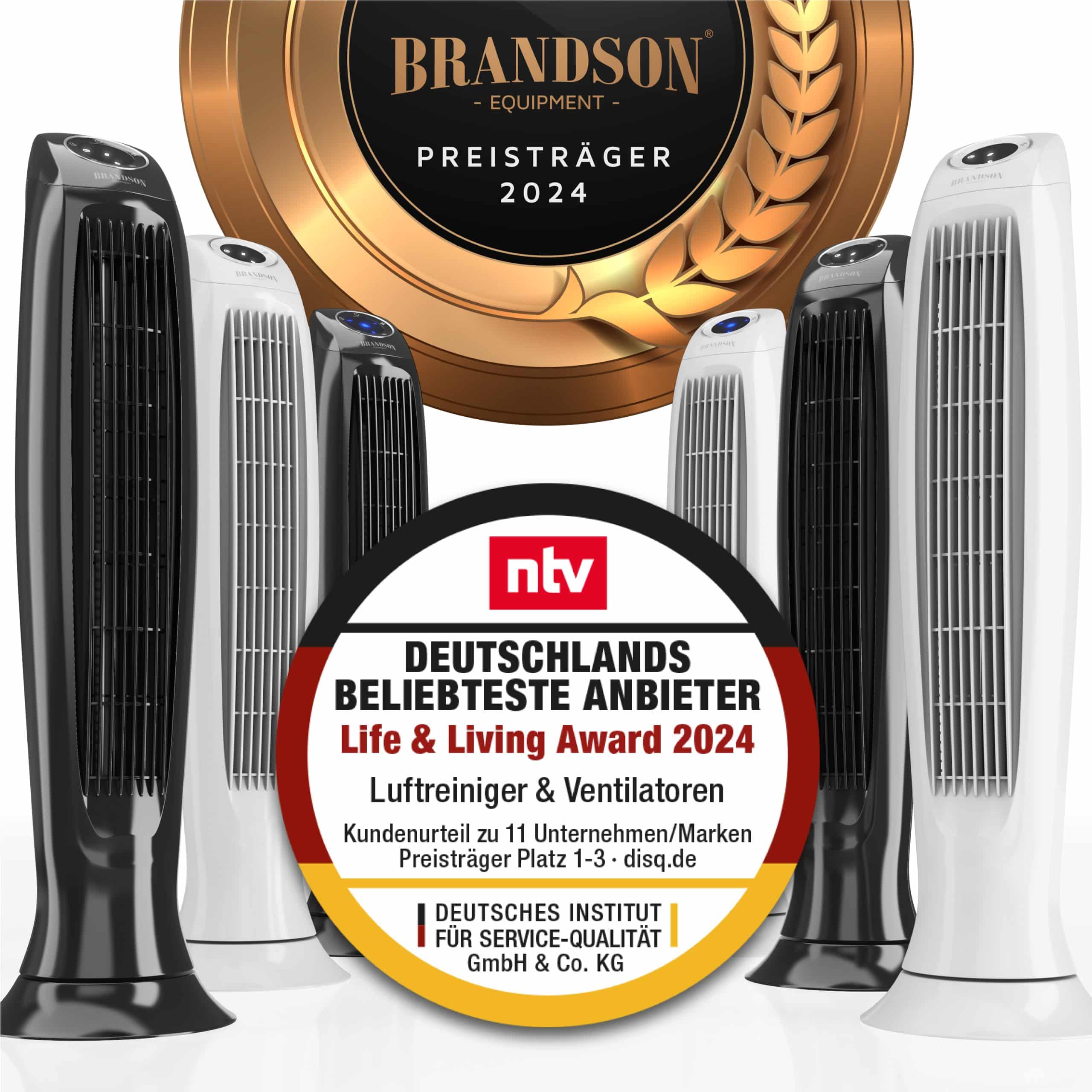 Brandson Turmventilator mit Timer