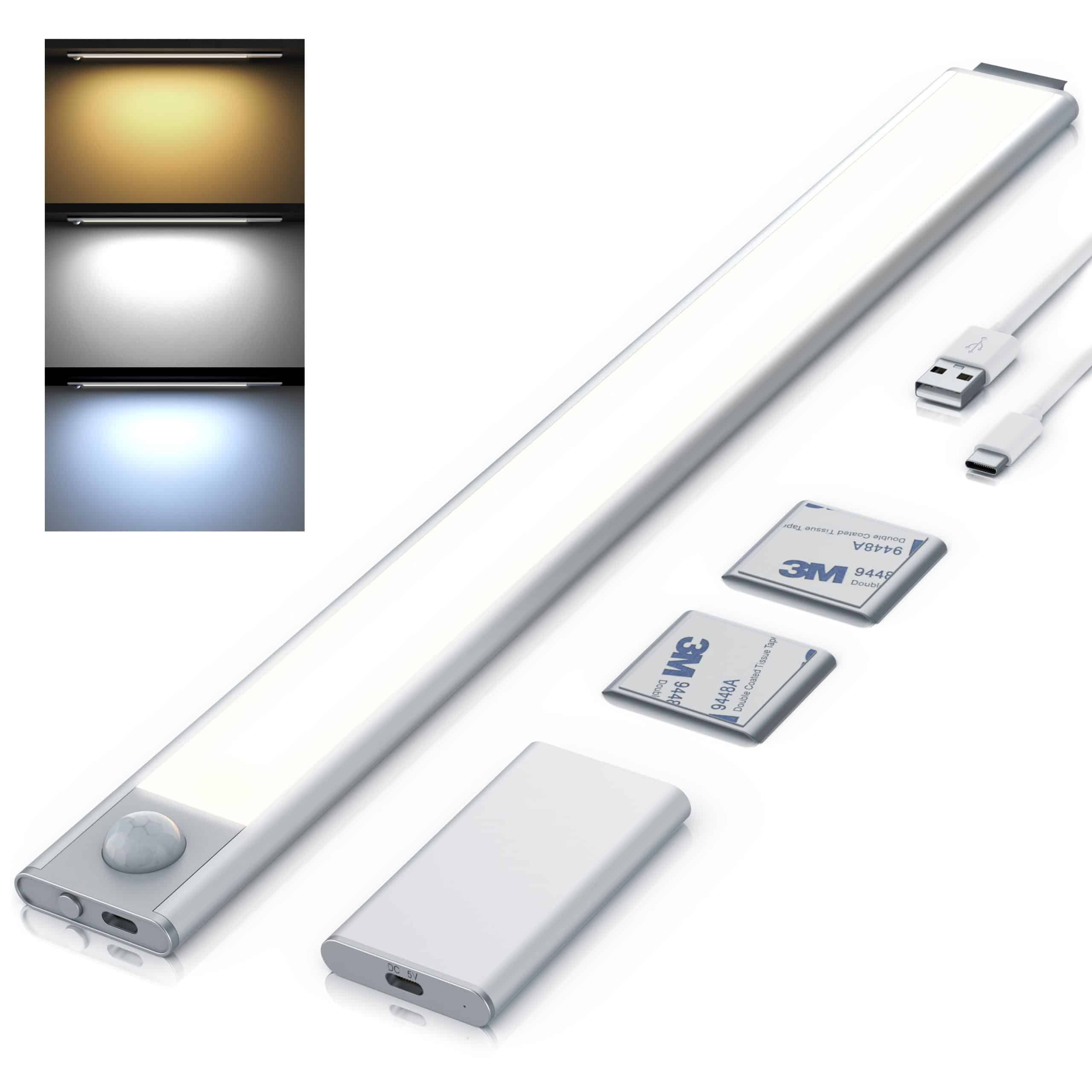 Brandson Unterschrankleuchte Nachtlicht mit Bewegungsmelder digital