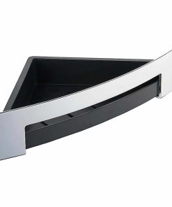 Brillantbad BYTRO Eckseifenkorb Messing Kunststoff Chrom 160x280x75 mm für Bad & WC >> zum Bohren