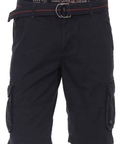 CASA MODA Hose Cargo-Bermuda mit Gürtel und seitlichen Taschen