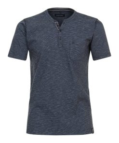 CASA MODA T-Shirt Henley-Shirt