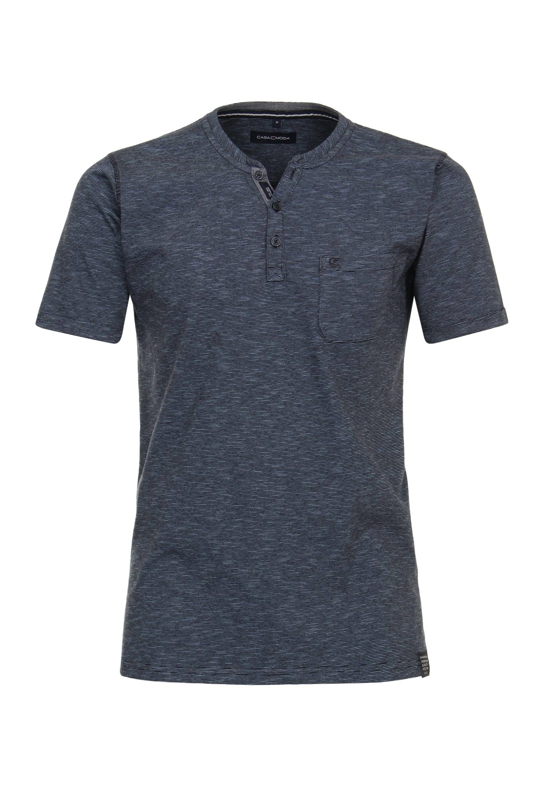 CASA MODA T-Shirt Henley-Shirt