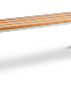 CEHA Garderoben-Sitzbank 120 cm mit Holzleisten