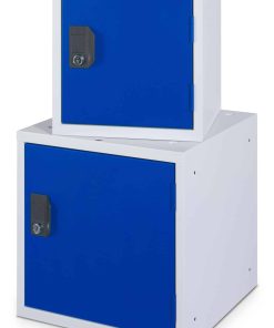 CEHA Schließ- Bürofachwürfel 38 x 38 x 38 cm mit Tür in enzianblau