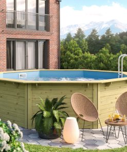 CHILLROI   Achteckiger Massivholzpool
