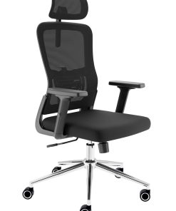 CLOUVOU BrightSeat Bürostuhl Ergonomisch – Schwarz