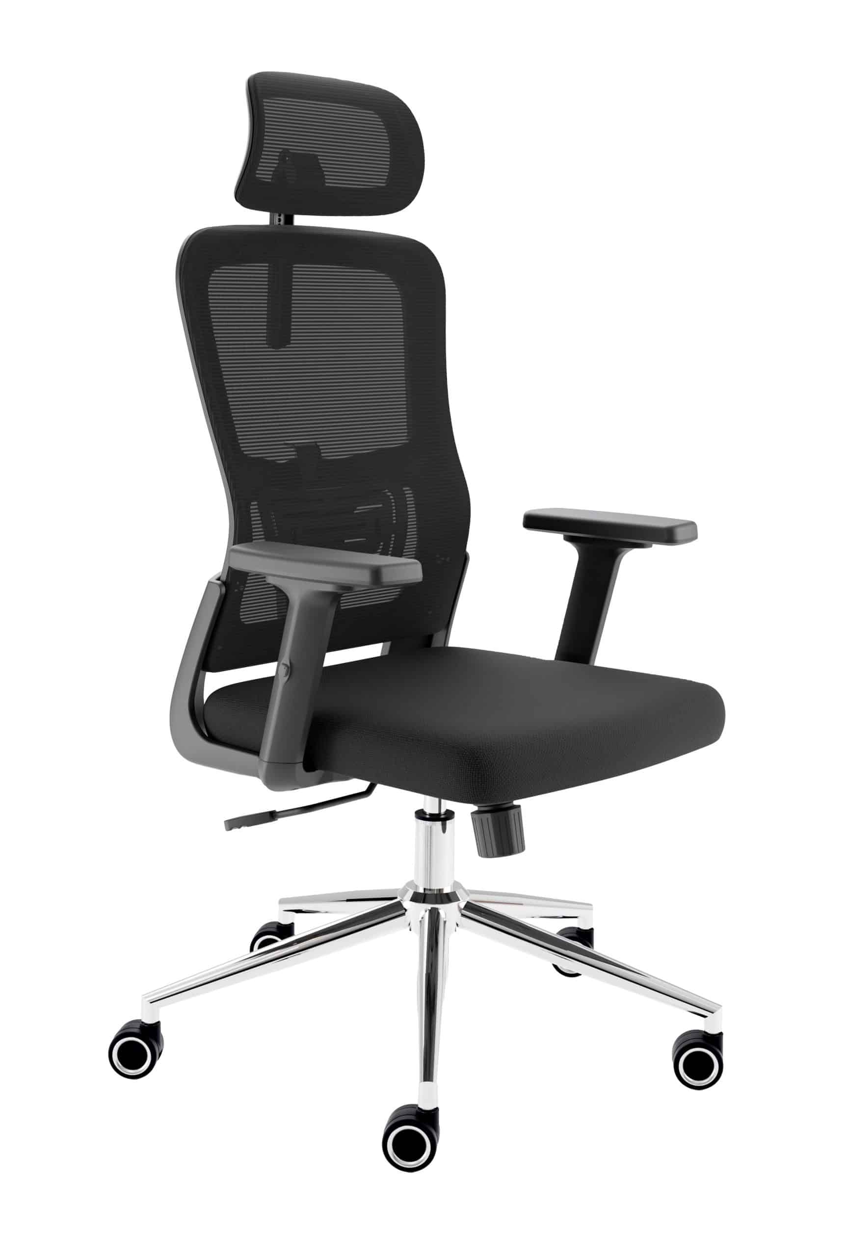 CLOUVOU BrightSeat Bürostuhl Ergonomisch – Schwarz