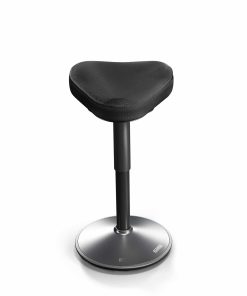 CLOUVOU - Nexus - ergonomischer Hocker (47-64cm) - Schwarz