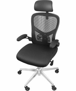 CLOUVOU SmartSeat Bürostuhl Ergonomisch – Schwarz