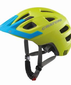 CRATONI Kinder-Fahrradhelm  Maxster Pro lime/blau matt