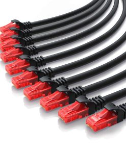 CSL 10x Cat 6 Gigabit Ethernet LAN Kabel - mehrfach geschirmt - UTP Gigabit - 1000 Mbit/s - Patchkabel - Netzwerkkabel - 0