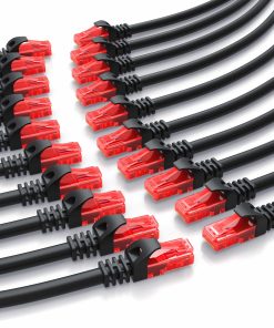 CSL 20x Cat 6 Gigabit Ethernet LAN Kabel - mehrfach geschirmt - UTP Gigabit - 1000 Mbit/s - Patchkabel - Netzwerkkabel - 0