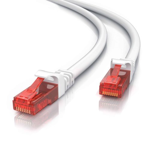 CSL Cat 6 Gigabit Ethernet LAN Kabel - mehrfach geschirmt - UTP Gigabit - 1000 Mbit/s - Patchkabel - Netzwerkkabel - 25m