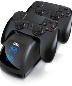 CSL Dual Ladestation für 2x PS4 Gamepads - PS4 Controller Stand Charger / Ladegerät