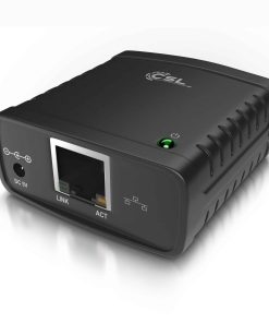 CSL Fast Ethernet USB Printserver inklusive Netzteil PC und MAC / Windows 10 fähig