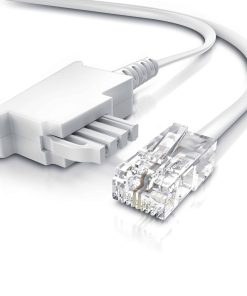 CSL - Internet Kabel Routerkabel - TAE-F Stecker auf RJ45 Stecker - 40m - Internetkabel - Router an die Telefondose