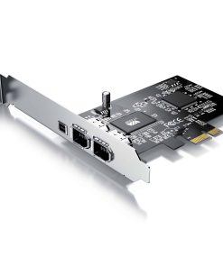 CSL PCI Firewire Karte Erweiterungskarte - PCI-E - 3 Anschlüsse - 1394a 1394b -Controller-Karte - 2 x 6 Pin und 1 x 4 Pin für Desktop-PC