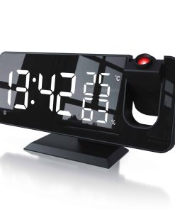 CSL Projektions Wecker digital mit Autodimmer Temperatur und Luftfeuchtigkeitsanzeige