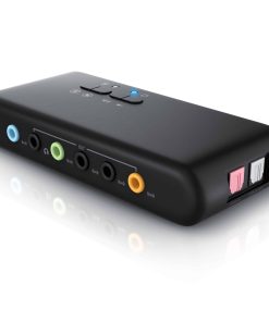 CSL externe 7.1 USB Soundkarte für bis zu 8 Lautsprecher Dynamic 3D Surround Sound / mit Treiber