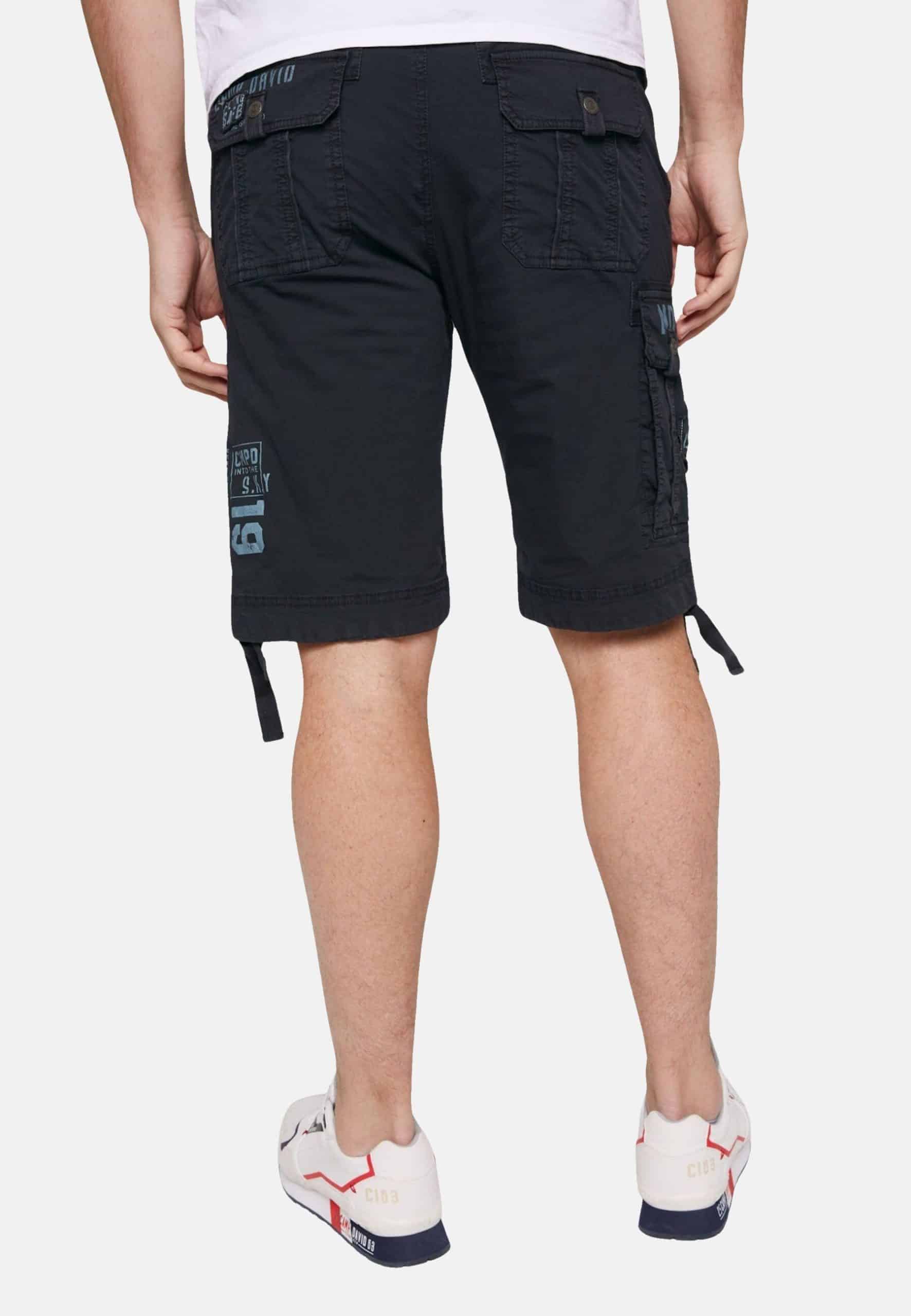 Camp David Cargoshorts Base Jumping kurze Hose mit vielen Taschen