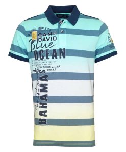 Camp David Poloshirt Beach Life Kurzarmshirt mit Polokragen