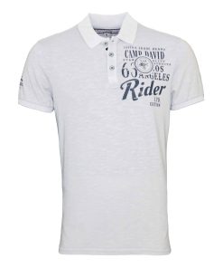Camp David Poloshirt Road Rebel Kurzarmshirt mit Polokragen