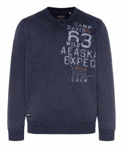 Camp David Pullover Strickpullover V-Neck