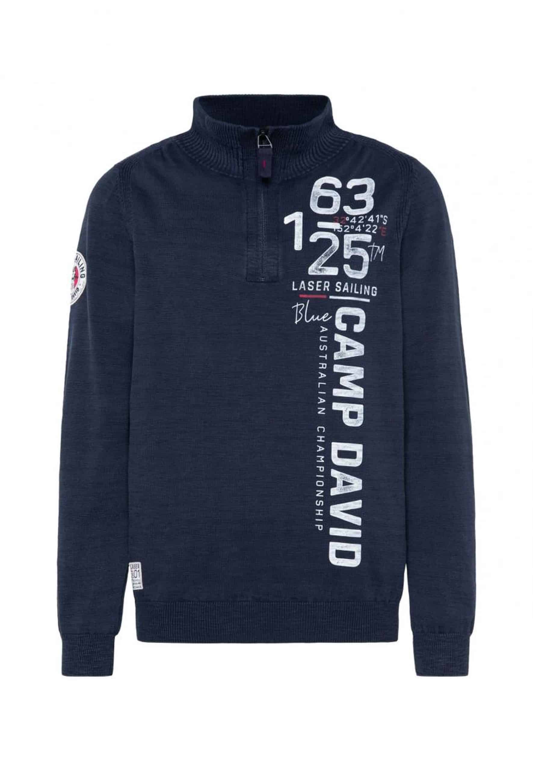 Camp David Strickpullover Laser Sailing Troyer Pullover