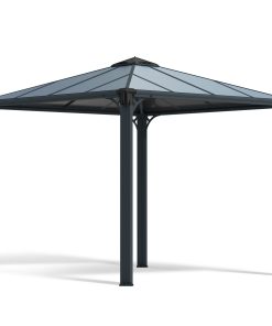 Canopia Palermo Aluminium-Pavillon 3X3 m Grau