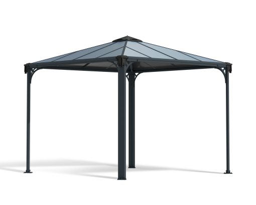Canopia Palermo Aluminium-Pavillon 3X3 m Grau