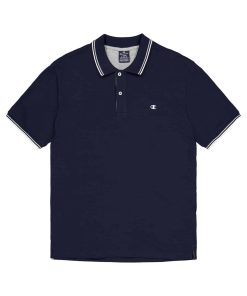Champion Shirt Kurzarm Poloshirt mit Kragen und Knopfleiste in Regular-fit