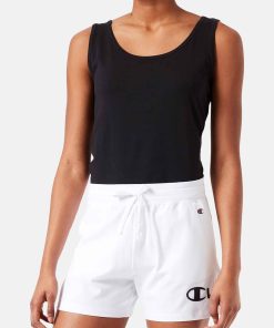 Champion Shorts Baumwoll-Shorts mit verstellbarem Tunnelzugbund und Taschen