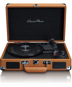 Classic Phono TT-10BN Kofferplattenspieler mit Lautsprechern